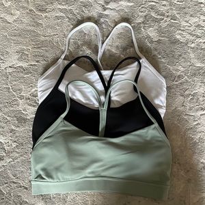 Lot of 3 Lululemon Y back bras